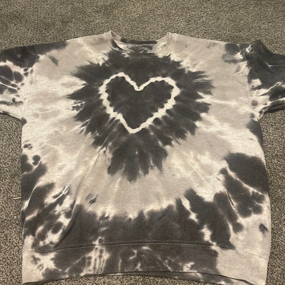 Urban Outfitters oversized heart sweatshirt